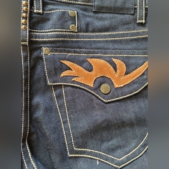NWOT Men's Robin's Jean Wing Flap Pocket Size 33/34 - Picture 2 of 7